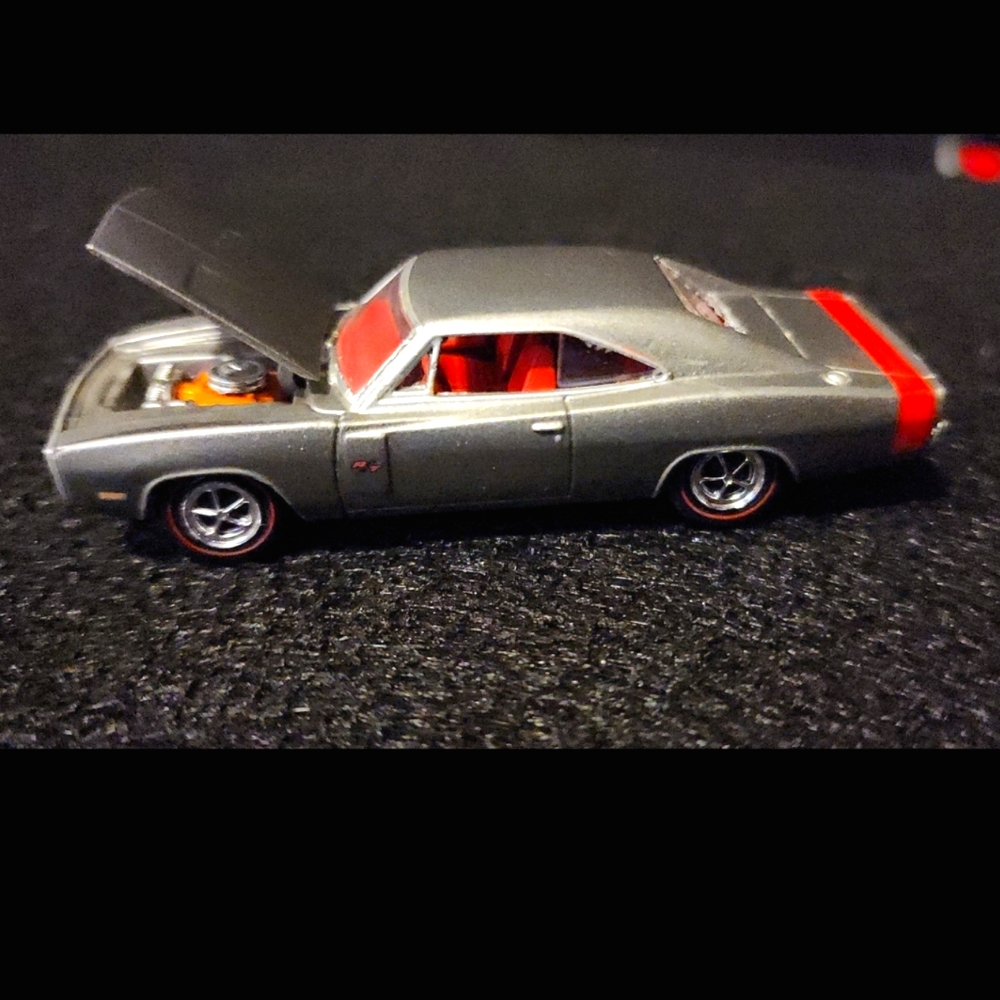 2008 Greenlight 1970 Dodge Charger R/T, diorama quality 1:64 diecast
